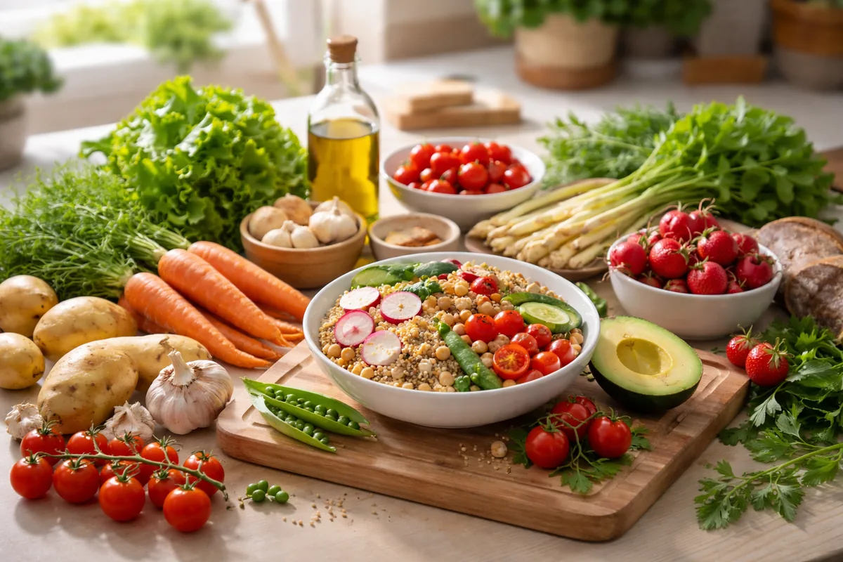 Comment préparer des repas équilibrés avec des produits de saison et locaux ?