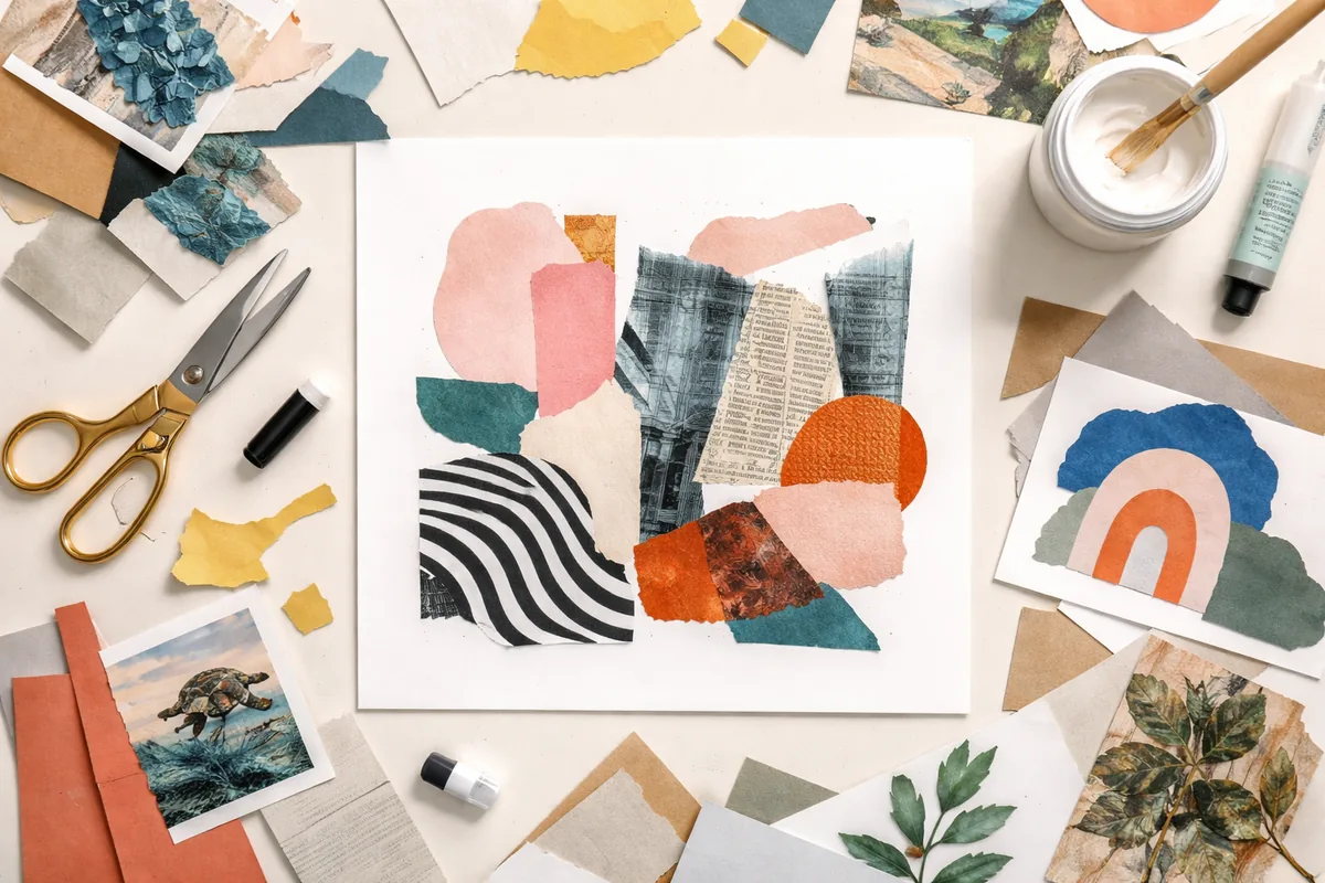 Les différentes approches du collage dans le design moderne